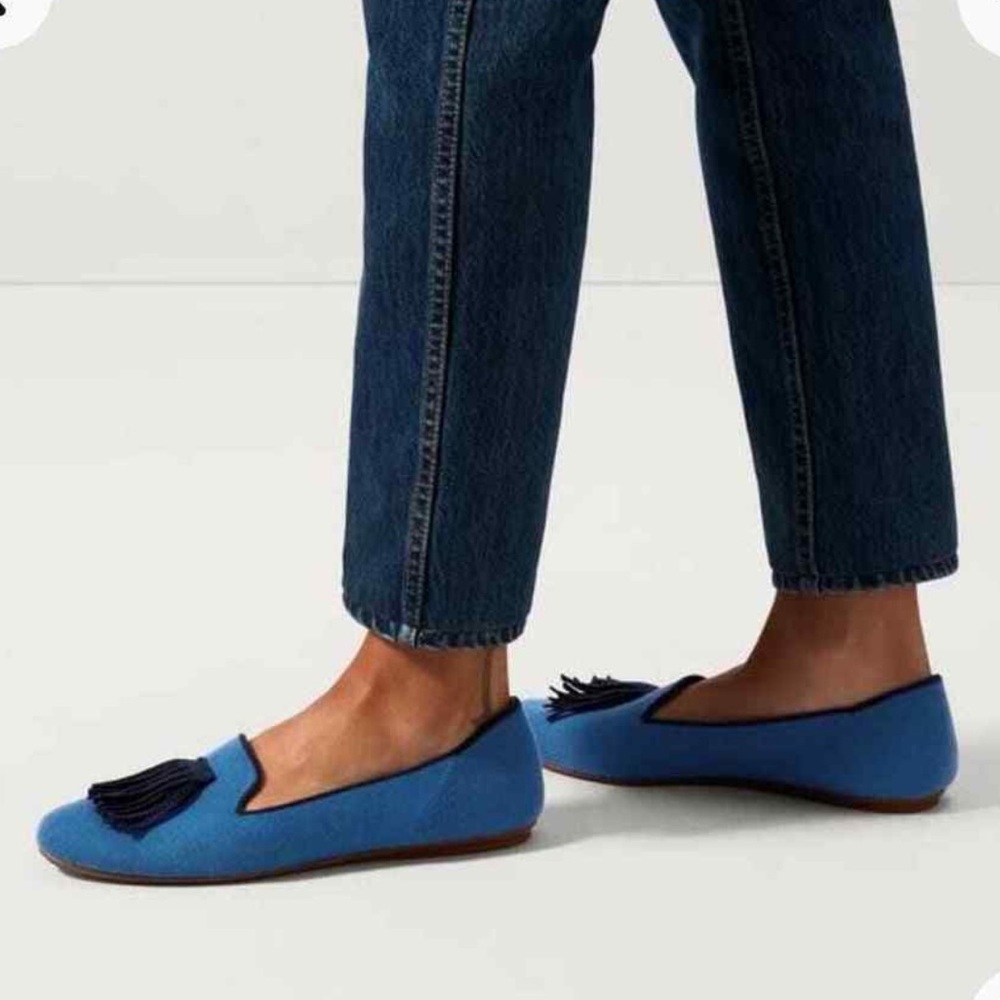 Rothy’s Women’s Merino Tassel Slip-On Loafer Flats Size 10